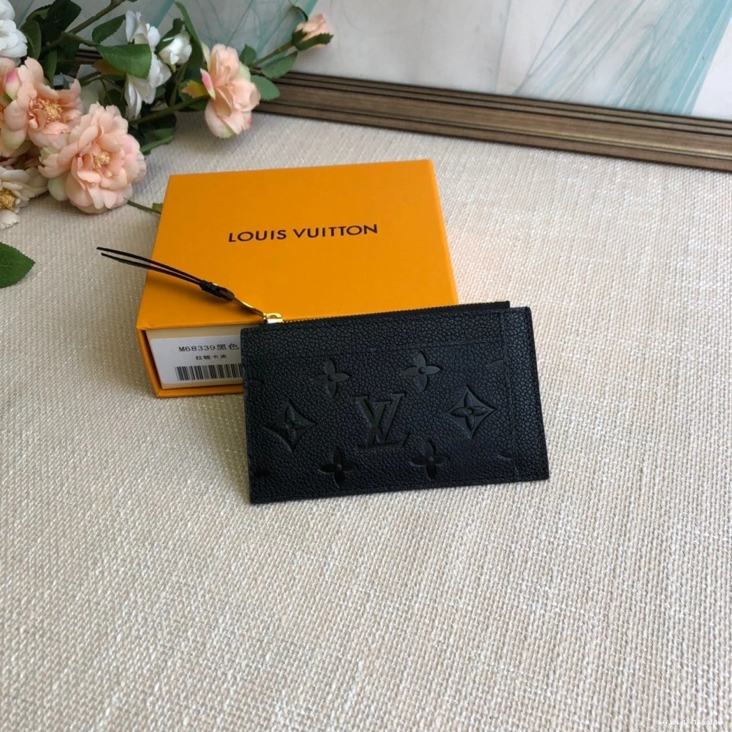 Official oldcobbler LOUIS VUITTON HOLDER CARD ZIPPED 0813